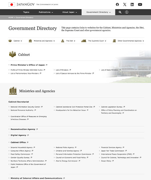 Government Directory