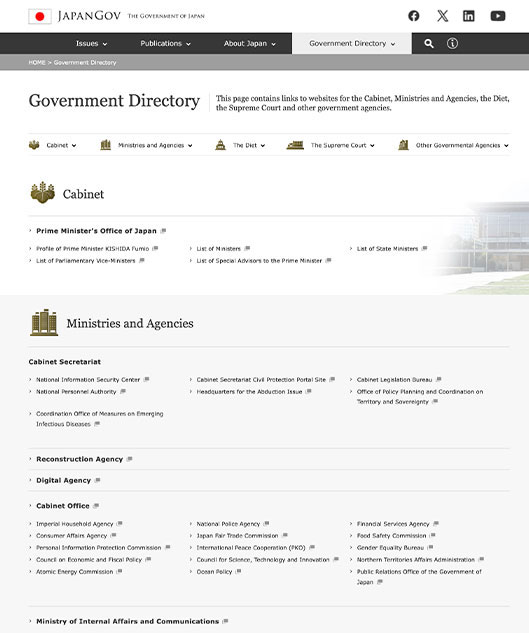 Government Directory