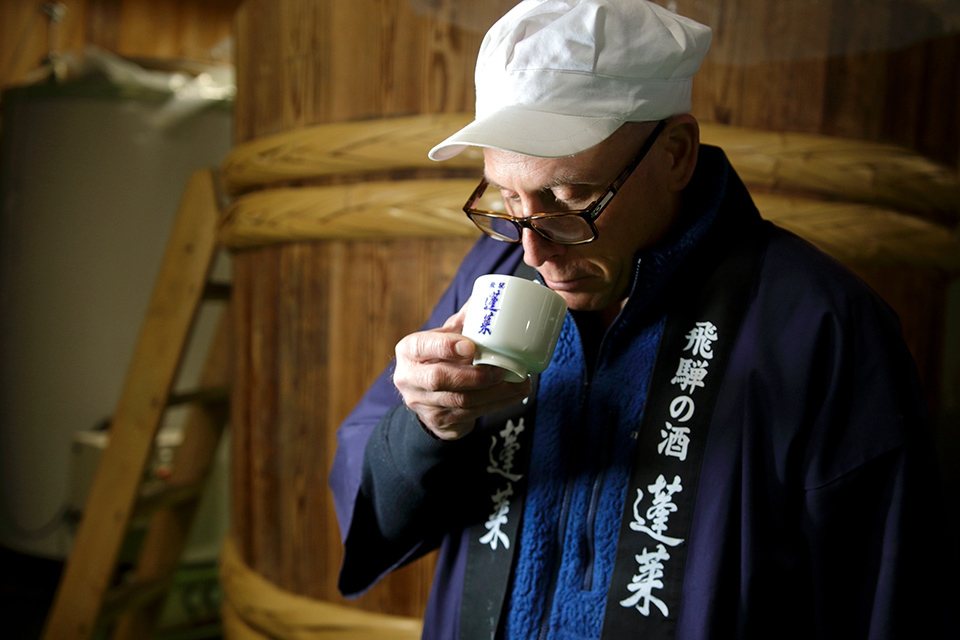 Japanese sake, one of the brewed beverages
