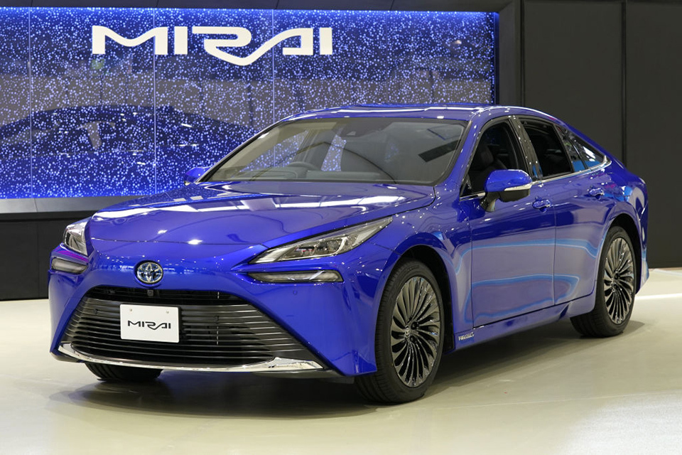 The Toyota Mirai, the world’s first mass-produced fuel cell vehicle, was released in 2014.