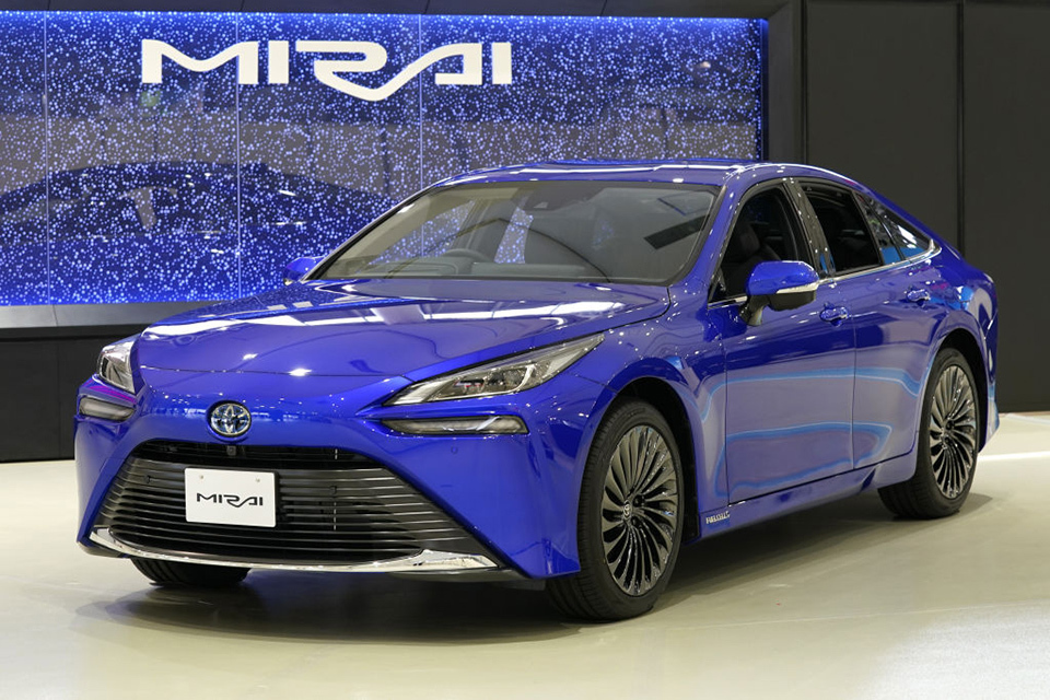 The Toyota Mirai, the world’s first mass-produced fuel cell vehicle, was released in 2014. 
