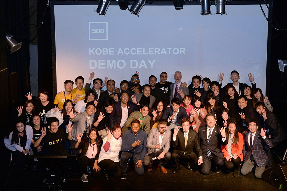 Participants in the 500 KOBE ACCELERATOR program the city implemented in collaboration with 500 Global, a Silicon Valley venture capital firm.
