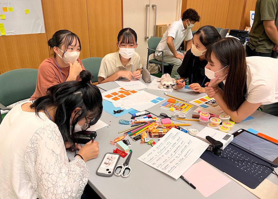  Kyotango City in Kyoto Prefecture is a center of the machine-metal industry in Japan. The students learned about how community leaders in Kyotango tackled the issue of sustainability in their region and designed prototypes that meet their needs.
