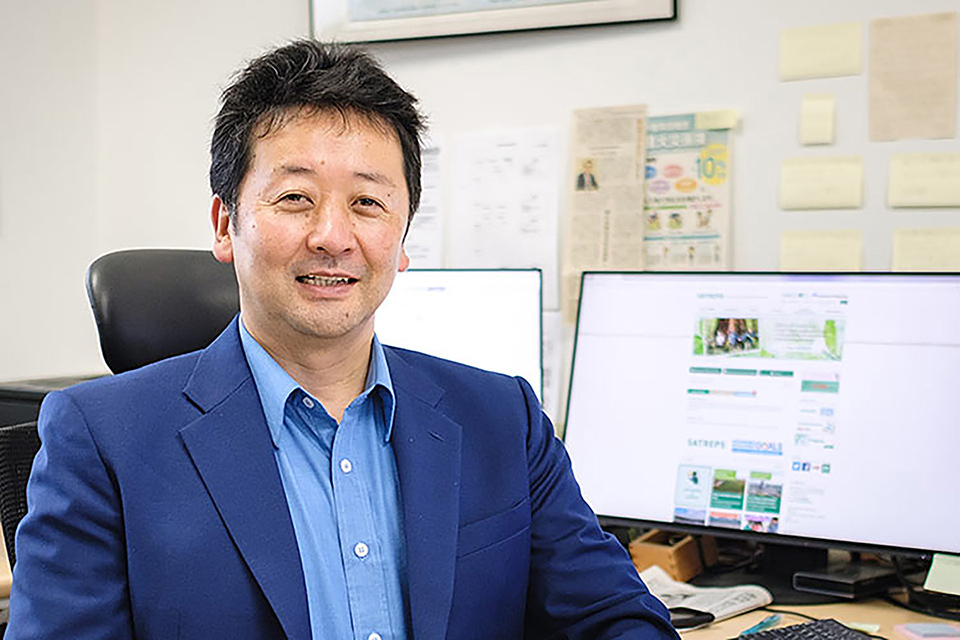 Professor ONO Yuichi of Tohoku University’s International Research Institute of Disaster Science