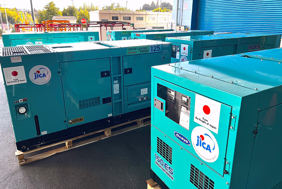 The Government of Japan has provided generators to Ukraine  through Japan International Cooperation Agency (JICA) and UNHCR to help Ukrainians in the bitter cold. JICA