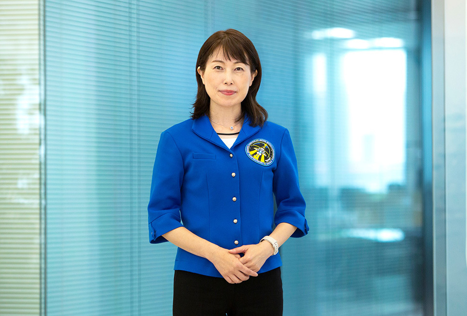 Yamazaki Naoko, a former Japan Aerospace Exploration Agency (JAXA) astronaut.