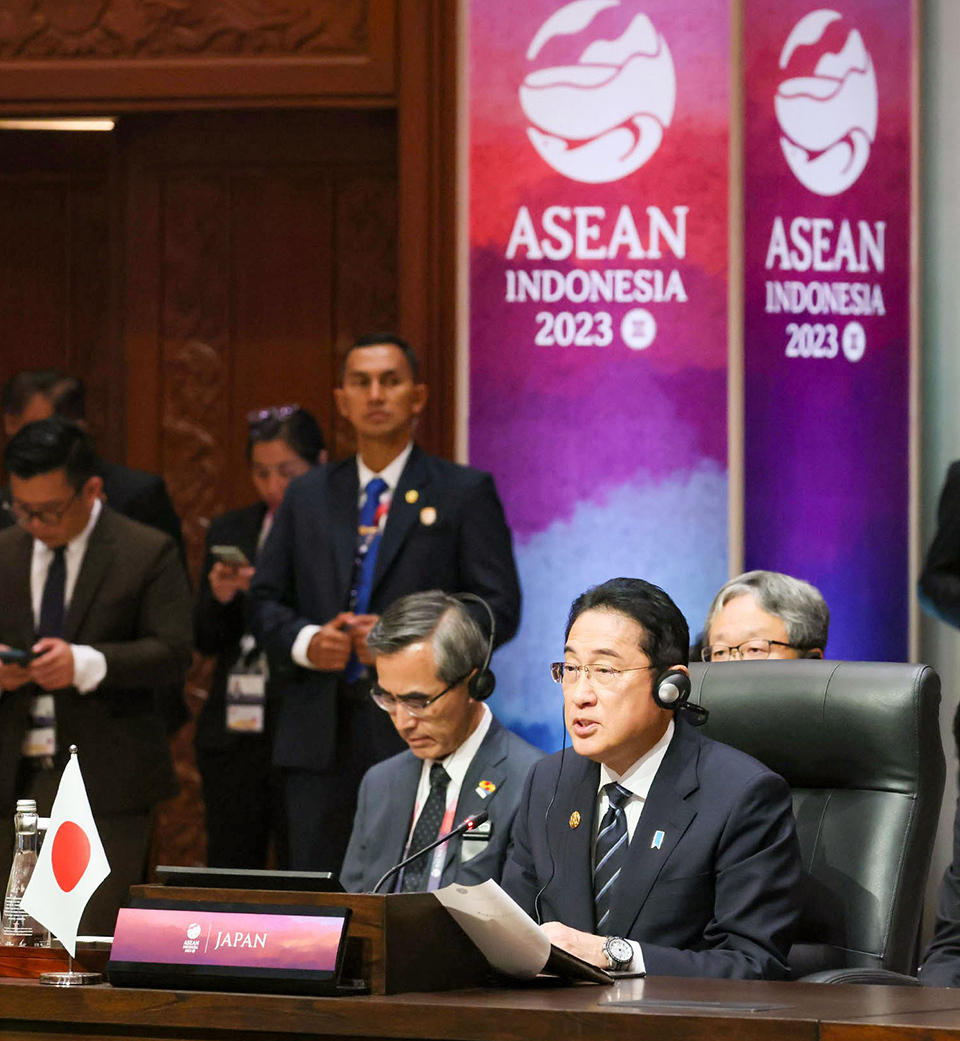Prime Minister Kishida attending at the 26th ASEAN-Japan Summit held in Jakarta, Indonesia.