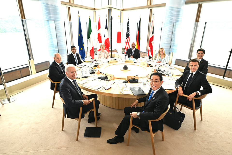 The G7 leaders attended the G7 Hiroshima Summit held in Japan.