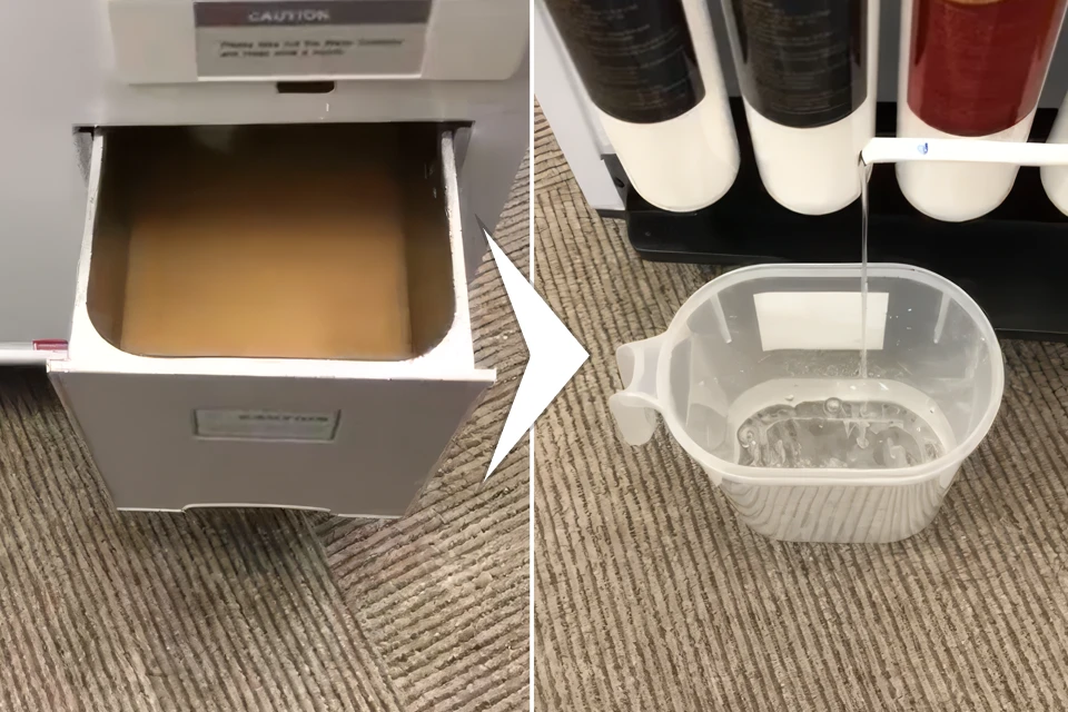 Examples of how Enell's technology can both generate water from air, and also purify unsanitary water and store it safely