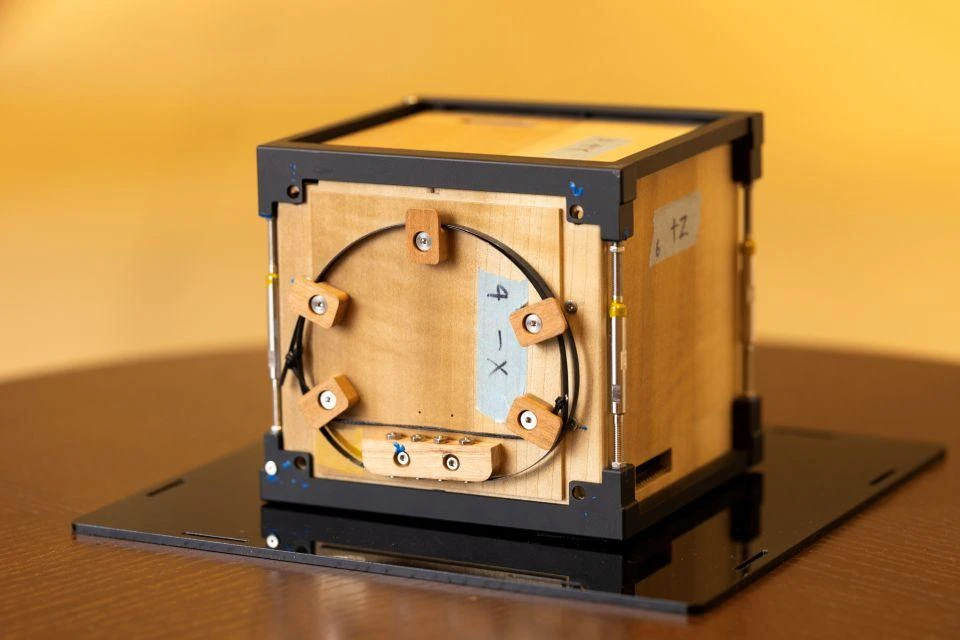 Prototype of the LignoSat wooden satellite