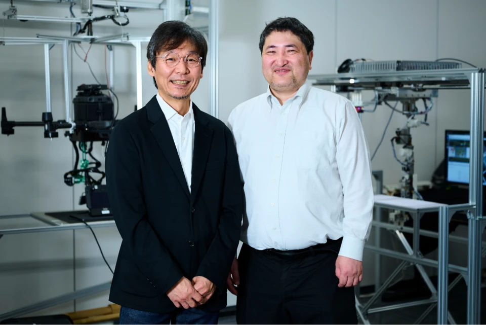 CEO Shiomi Yoshihisa and CTO Adiyasuren Altanbileg of Kailas Robotics