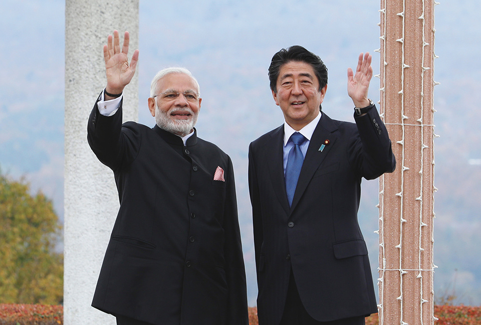 Met with H.E. Mr. Narendra Modi, Prime Minister of India, and visited Yamanashi Prefecture. (October 2018)