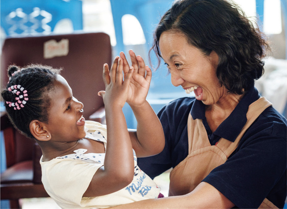 A Japanese pediatrician has founded a center of care and learning, to bring smiles to children with special needs in Kenya