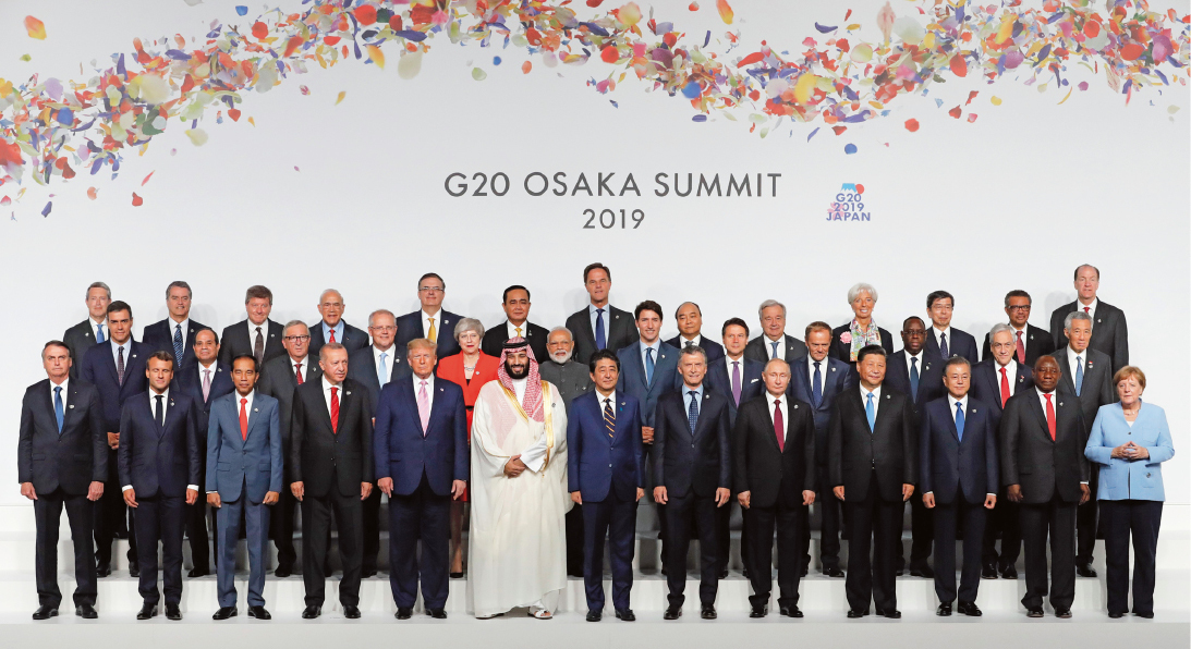 Hosted G20 Osaka Summit and met with attending leaders. (June 2019)