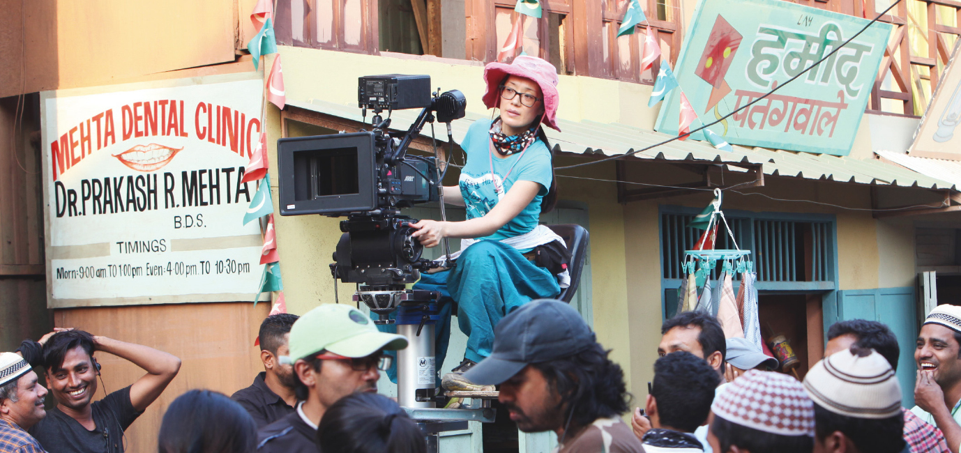 Bollywood is based in the large city of Mumbai. Although female DOPs are not that common in Bollywood, Nakahara reports that she never felt it was hard working there as a woman.