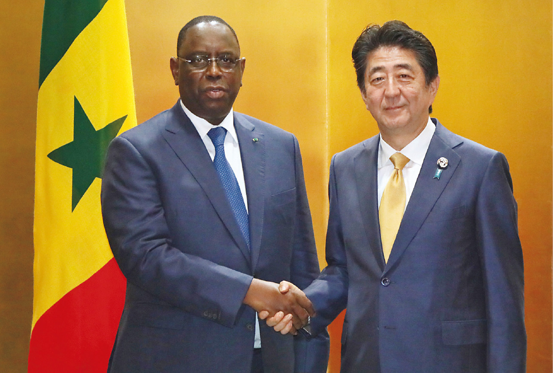 Met with H.E. Mr. Macky Sall, President of the Republic of Senegal.