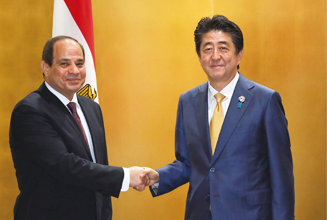 Met with H.E. Mr. Abdel-Fattah El-Sisi, President of the Arab Republic of Egypt.