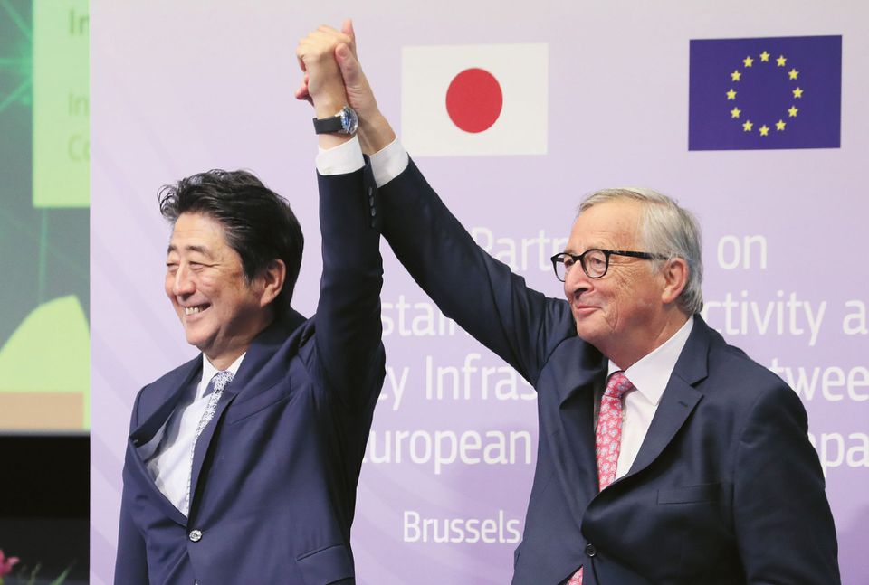 Met with H.E. Mr. Jean-Claude Juncker, President of the European Commission, in the Kingdom of Belgium. (September 2019)