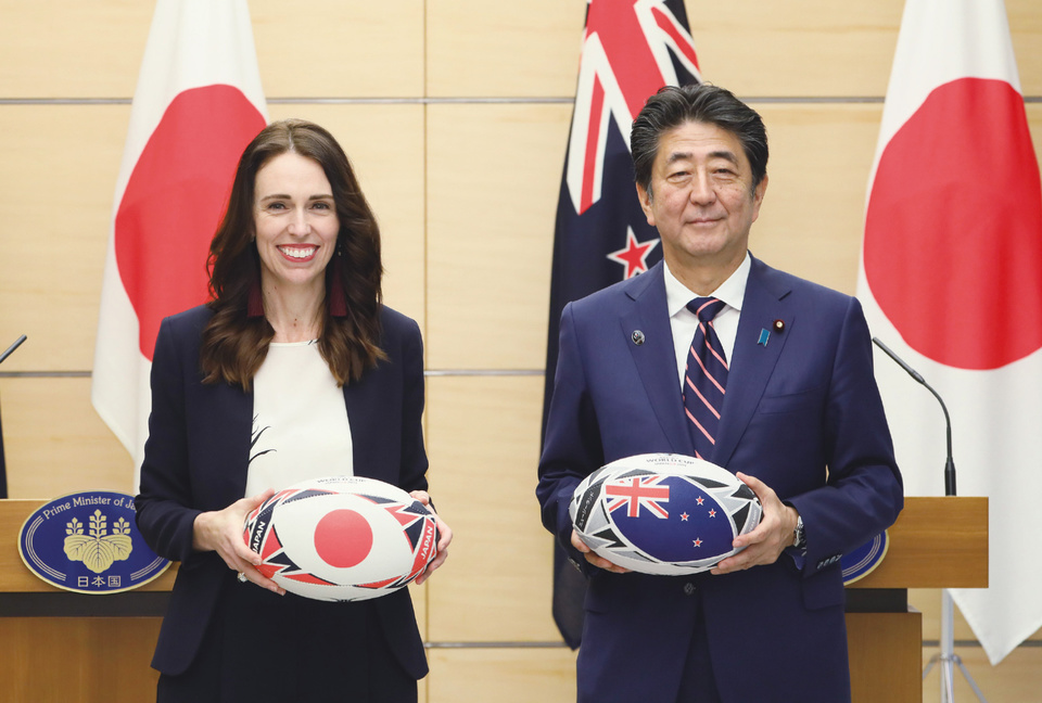 Met with Rt.Hon. Jacinda Ardern, Prime Minister of New Zealand, at the Japanese Prime Minister’s Office. (September 2019)