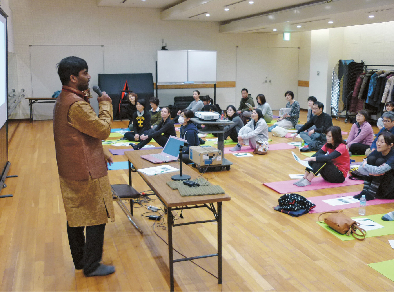 Loving both movies and dance, Ramesh gives lessons twice a month where he sometimes shows off his amazing Bollywood dance moves.