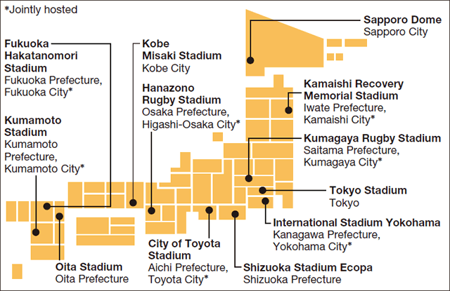 Hosting the First Rugby World Cup(TM) in Asia / The Government of Japan ...