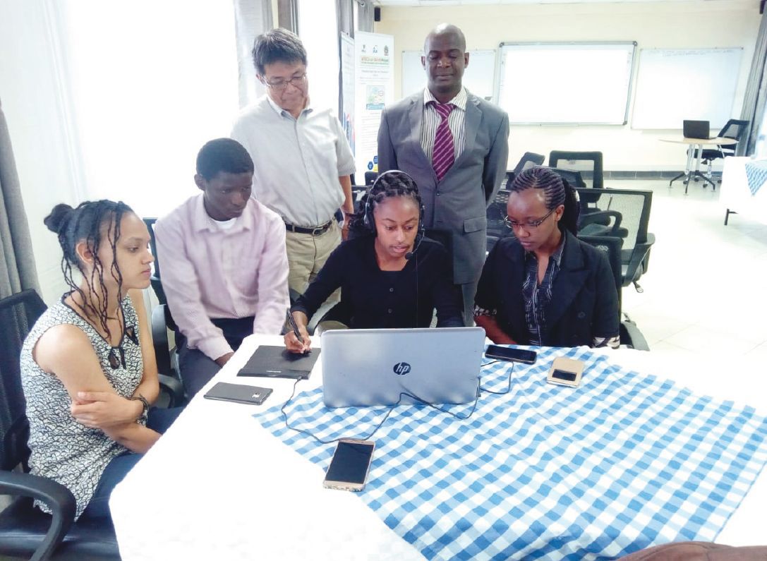 Maitai conducts marketing for a Japanese company’s e-learning business in Kenya.
