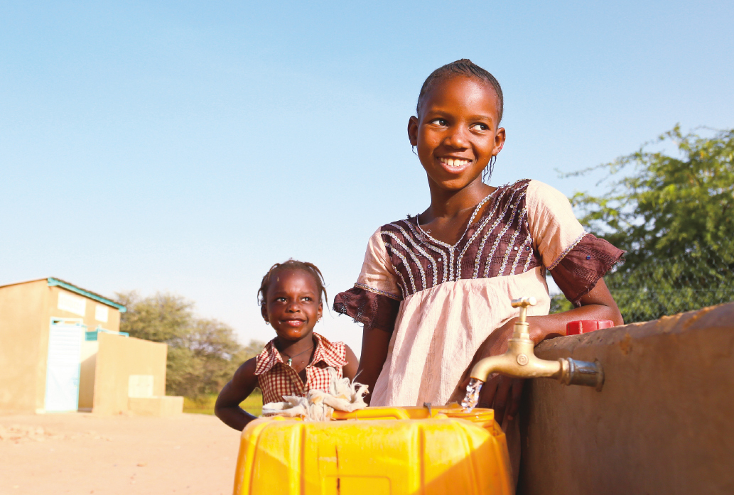 Children now enjoy access to clean water, and their well-being is also improving.