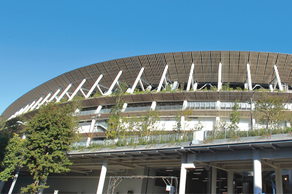 The new Olympic Stadium
