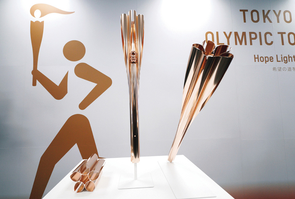 Olympic- and Paralympic-related displays around the streets are setting the mood ahead of the Games.