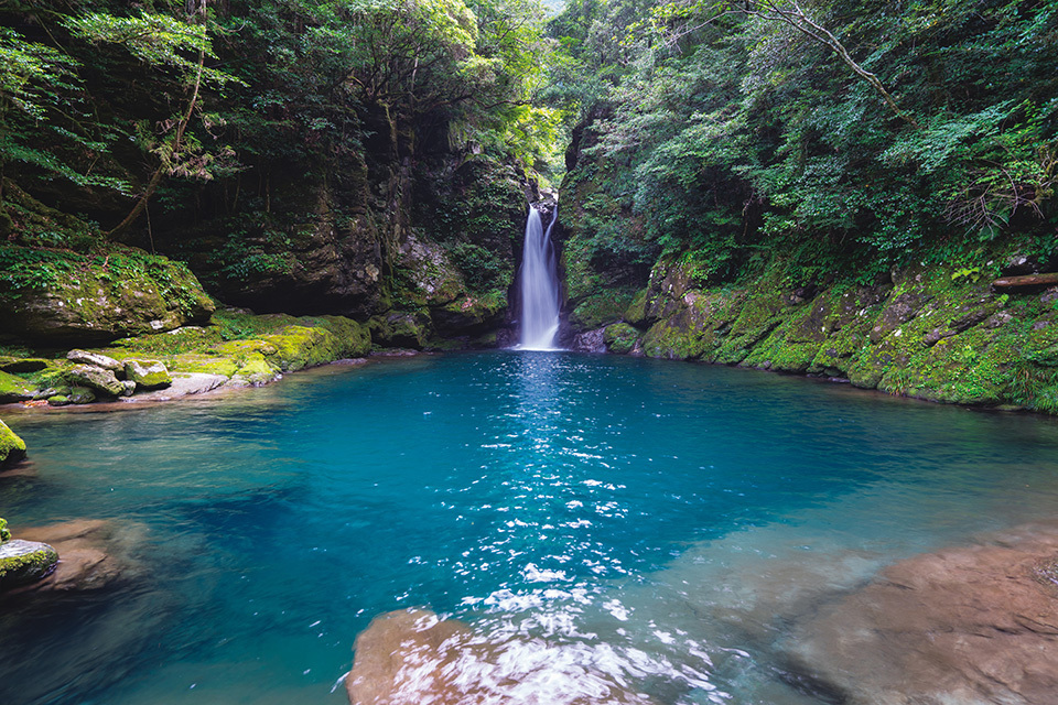 Sacred blue plunge pool